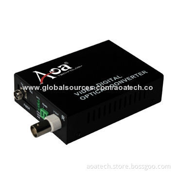 Video Converter for 1CH Video Over-fiber Optic in Mini Type, Plug-and-play FunctionNew